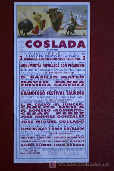 Carteles toros: Cartel de toros de Coslada. - Foto 1