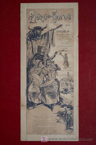 Carteles toros: Cartel de toros de Cazorla. - Foto 1