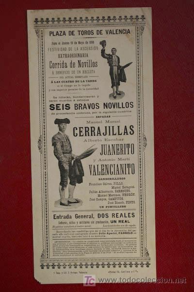 Carteles toros: Cartel de toros de Valencia. - Foto 1