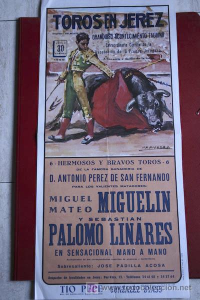 Carteles toros: Carttel de toros de Jerez. - Foto 1