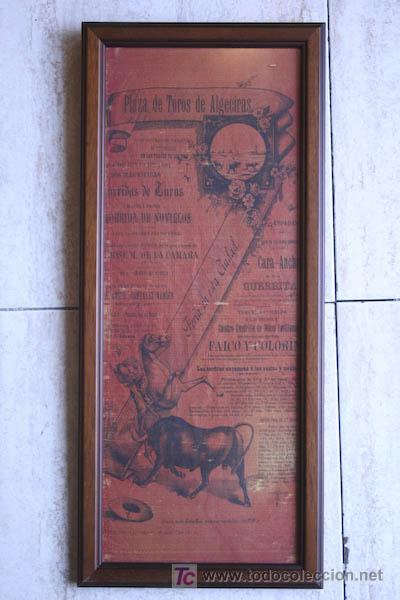 Carteles toros: Cartel de toros de Algeciras. - Foto 1