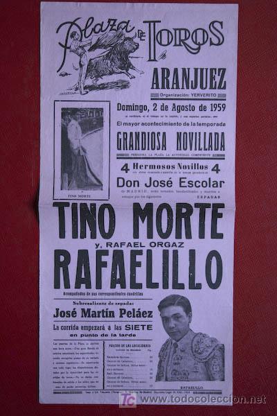 Carteles toros: Cartel de toros de Aranjuez. - Foto 1