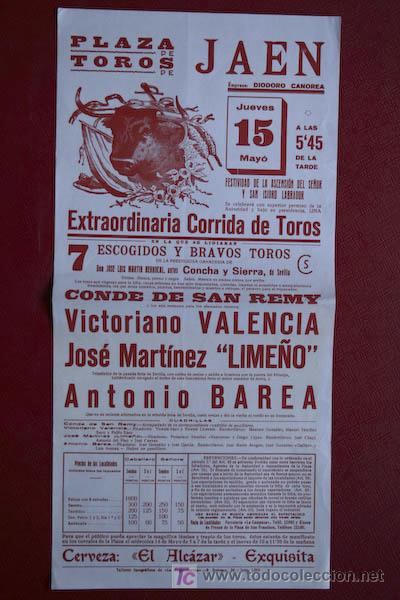 Carteles toros: Cartel de toros de Ja&eacute;n. - Foto 1