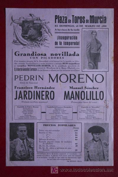 Carteles toros: Cartel de toros de Murcia. - Foto 1