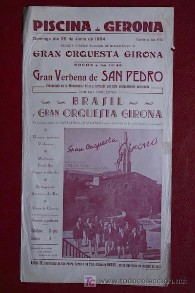 Carteles toros: Cartel de toros de Gerona. - Foto 1
