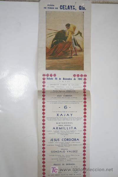Carteles toros: Cartel de toros de Celaya. - Foto 1