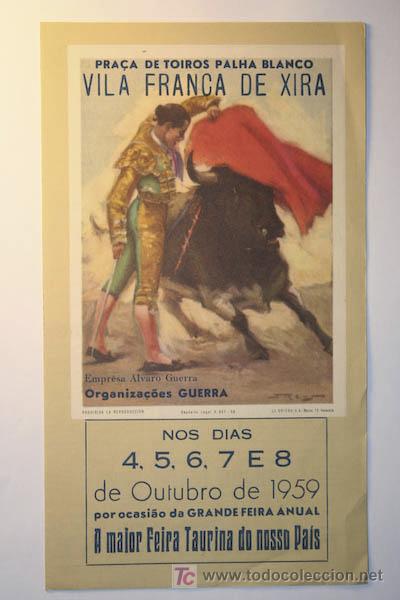 Carteles toros: Programa de toros de mano de  Vila Franca de Xira. - Foto 1