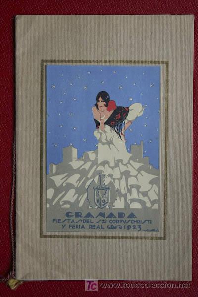 Carteles toros: Programa de toros de mano de  Granada. - Foto 1