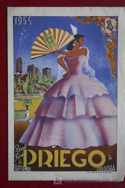Carteles toros: Programa de toros de mano de Priego de C&oacute;rdoba. - Foto 1
