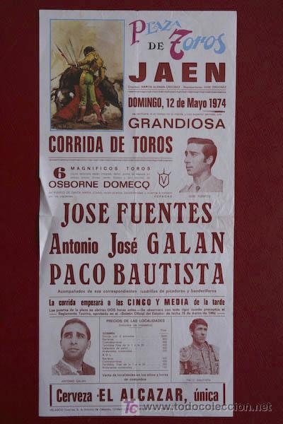 Carteles toros: Cartel de toros de Ja&eacute;n. - Foto 1
