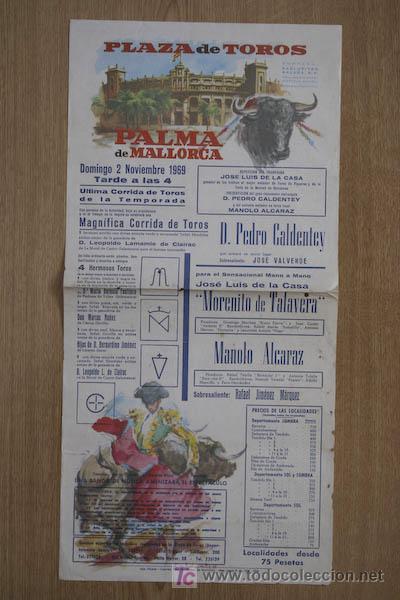 Carteles toros: Cartel de toros de Palma de Mallorca. - Foto 1