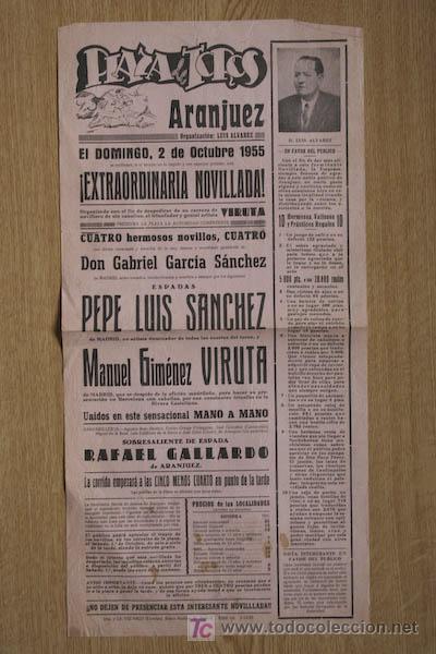 Carteles toros: Cartel de toros de Aranjuez. - Foto 1