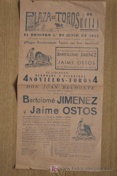 Carteles toros: Cartel de toros de &Eacute;cija. - Foto 1