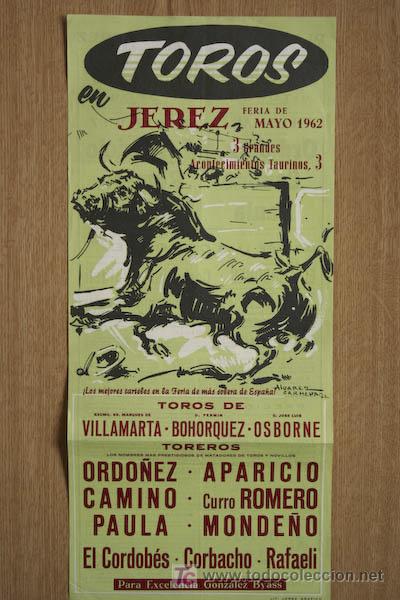 Carteles toros: Cartel de toros de Jerez. - Foto 1