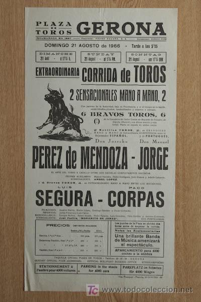 Cartazes Touros: Cartel de toros de Gerona.