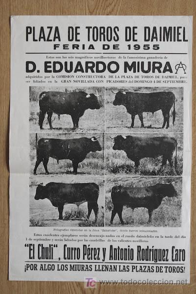 Carteles toros: Cartel de toros de Daimiel. - Foto 1