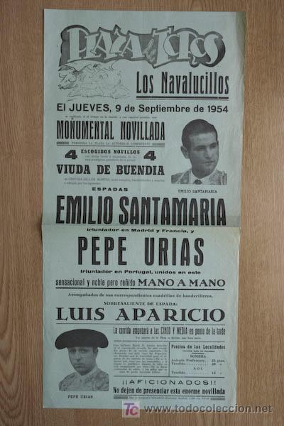 Carteles toros: Cartel de toros de Navalucillos. - Foto 1