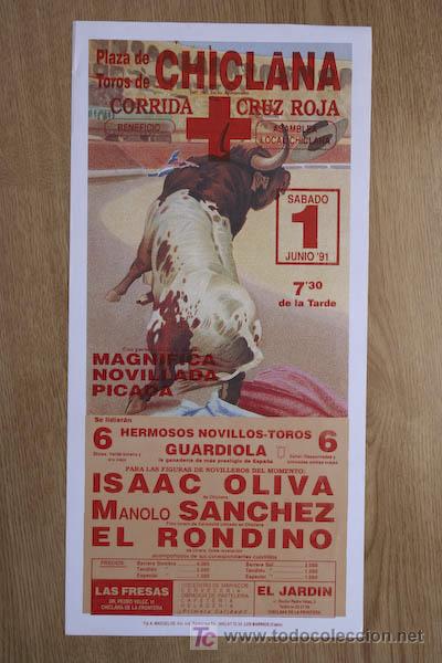 Affissi Tauromachia: Cartel de toros de Chiclana.