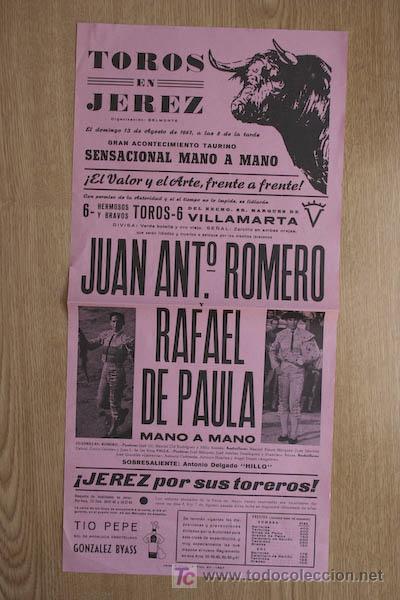 Carteles toros: Cartel de toros de Jerez. - Foto 1