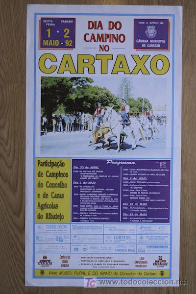 Affissi Tauromachia: Cartel de toros de Cartaxo.