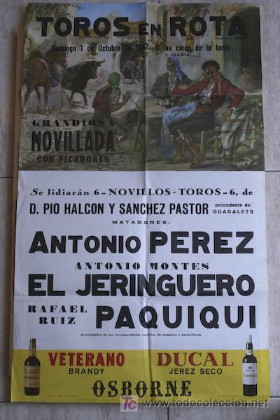 Carteles toros: Cartel de toros de Rota. - Foto 1