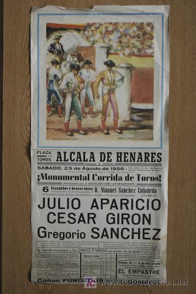 Affiches Tauromachie: Cartel de toros de Alcal&aacute; de Henares.
