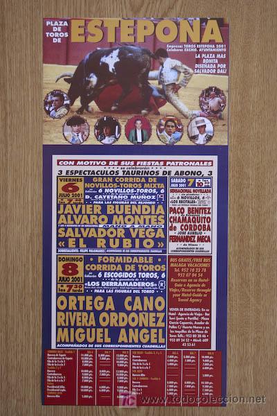 Carteles toros: Cartel de toros de Estepona. - Foto 1
