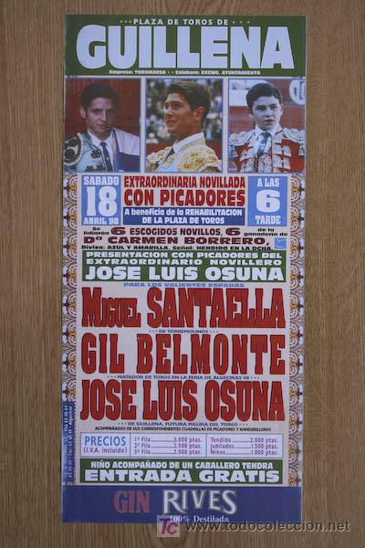 Affissi Tauromachia: Cartel de toros de Guillena.