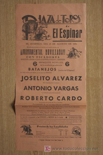 Carteles toros: Cartel de toros de El Espinar. - Foto 1