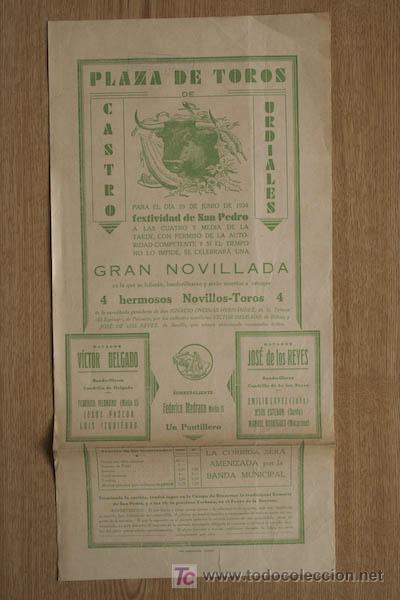 Cartazes Touros: Cartel de toros de Castro-Urdiales.