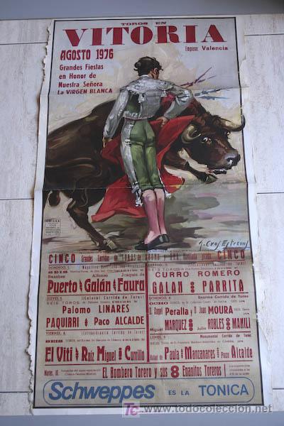 Carteles toros: Cartel de toros de Vitoria. - Foto 1