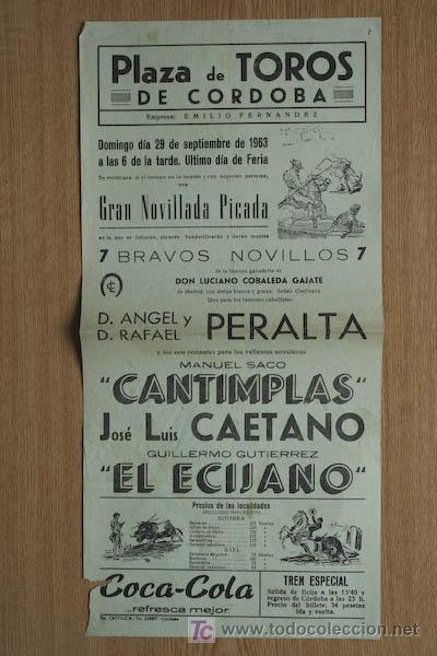 Carteles toros: Cartel de toros de C&oacute;rdoba. - Foto 1