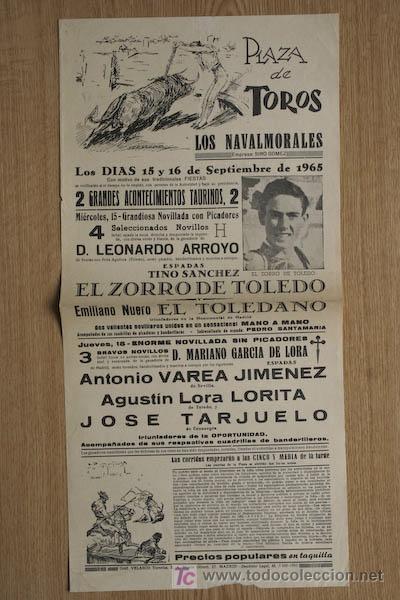 Carteles toros: Cartel de toros de Los Navalmorales. - Foto 1