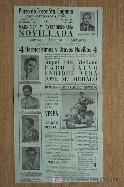 Affissi Tauromachia: Cartel de toros de Gerona.