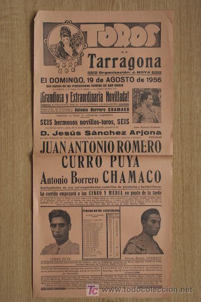 Carteles toros: Cartel de toros de Tarragona. - Foto 1