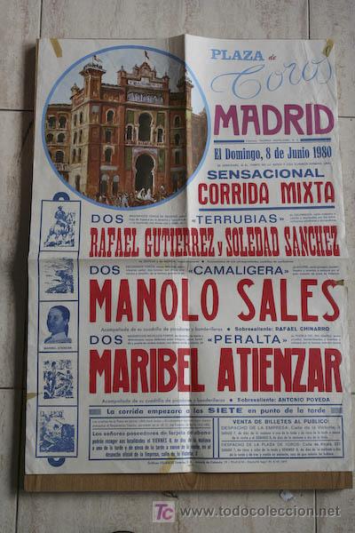 Affissi Tauromachia: Cartel de toros de Madrid.