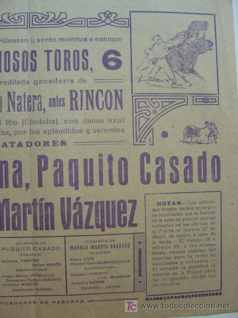 Carteles toros: PROGRAMA DE TOROS - VALENCIA - MAYO DE 1943 - ILUSTR.; RUANO LLOPIS - Foto 7