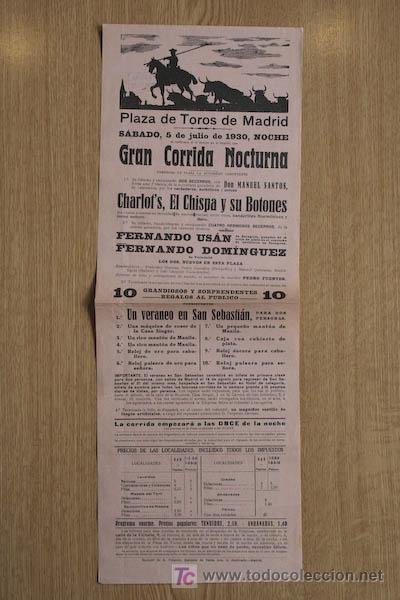 Carteles toros: Cartel de toros de Madrid. - Foto 1