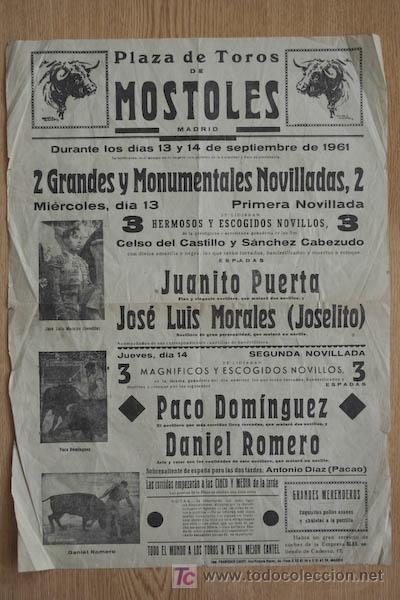 Carteles toros: Cartel de toros de M&oacute;stoles. - Foto 1