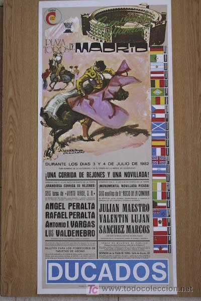 Affissi Tauromachia: Cartel de toros de Madrid. 1982.