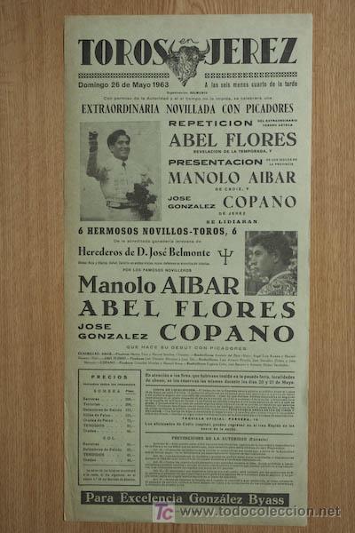 Carteles Toros: Cartel de toros de Jerez.