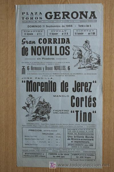 Affissi Tauromachia: Cartel de toros de Gerona.