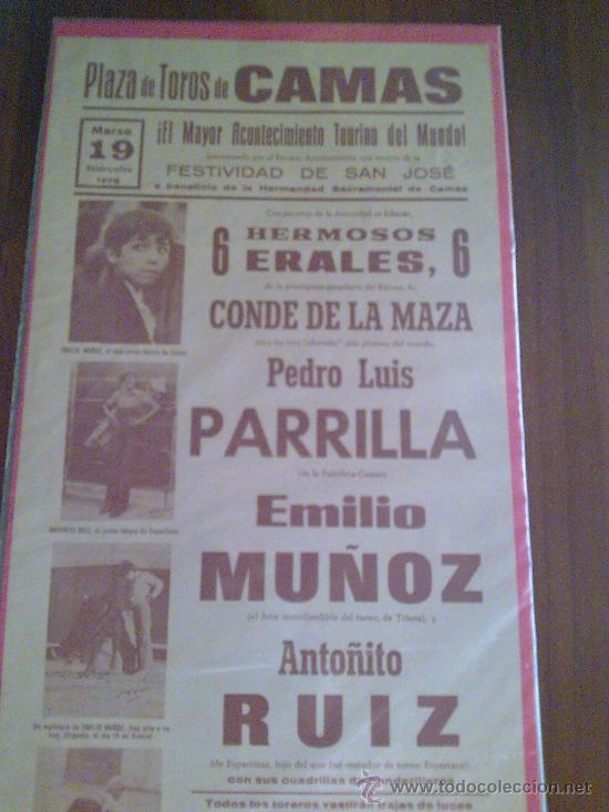 Carteles toros: DEBUT EN PUBLICO DE ESPARTACO - Foto 1