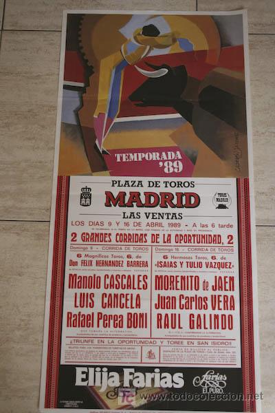 Affissi Tauromachia: Cartel de toros de Madrid.