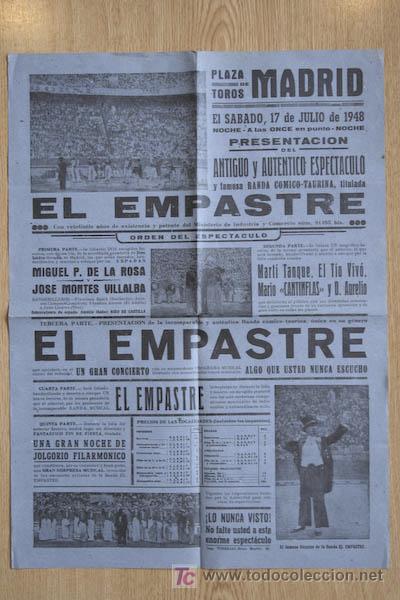 Affissi Tauromachia: Cartel de toros de Madrid.