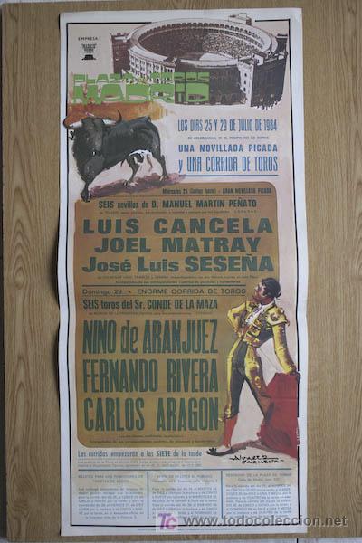 Affissi Tauromachia: Cartel de toros de Madrid. 1984.