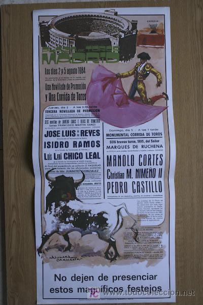 Affissi Tauromachia: Cartel de toros de Madrid. 1984.