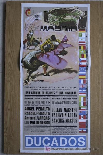 Affissi Tauromachia: Cartel de toros de Madrid. 1982.