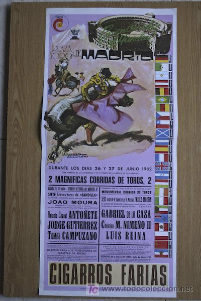 Affissi Tauromachia: Cartel de toros de Madrid. 1982.