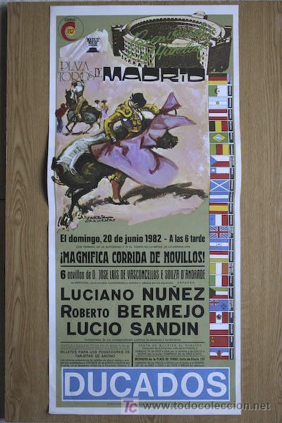 Affissi Tauromachia: Cartel de toros de Madrid. 1982.